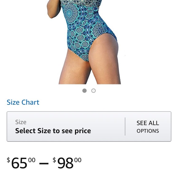 Jessica Simpson- Bandeau One-Piece Swimsuit SOLD - Picture 2 of 5